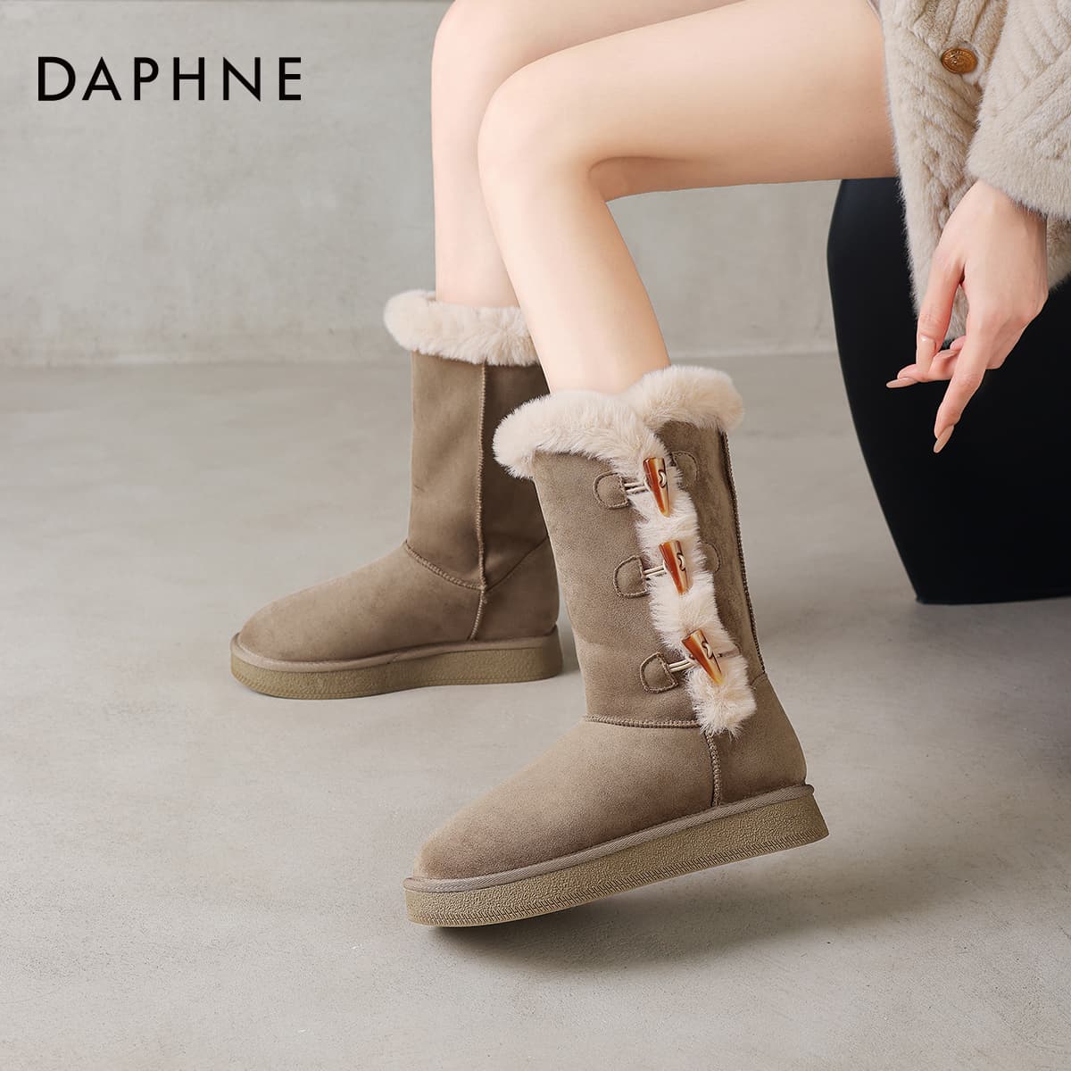 Ботинки зимние Daphne Сноубутсы Женские - изображение 4