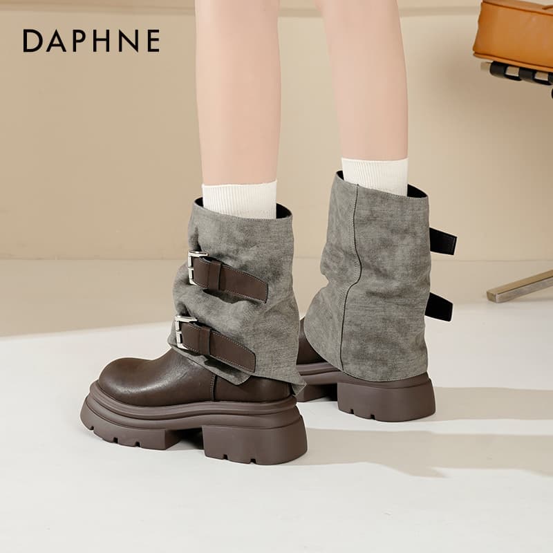 Сапоги DAPHNE Ботильоны Женские - изображение 4