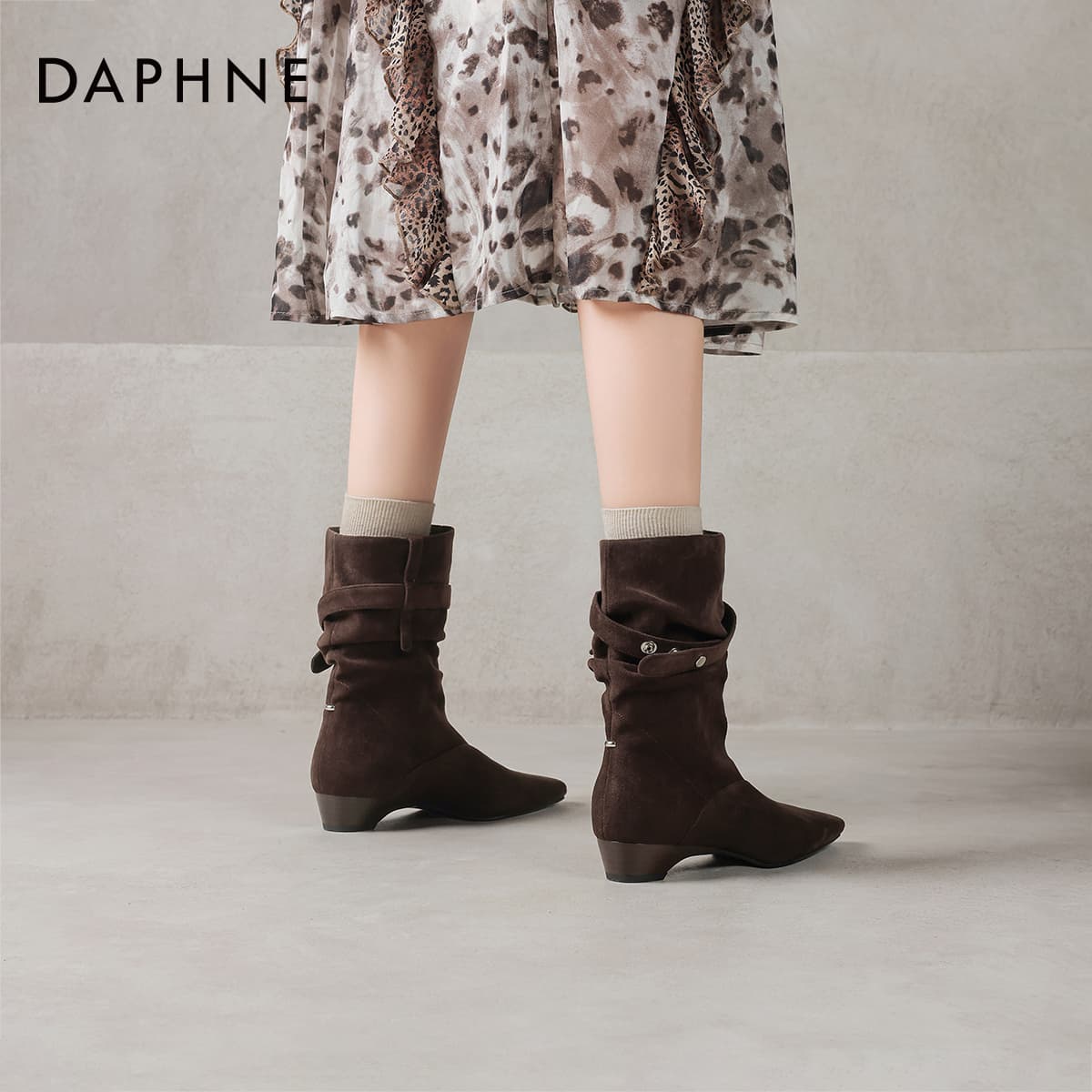 Сапоги DAPHNE Ботильоны Женские - изображение 12
