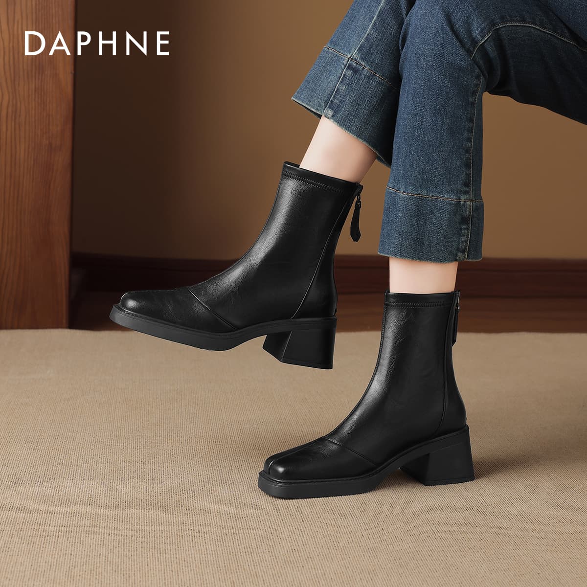 Сапоги DAPHNE Ботильоны Женские - изображение 4
