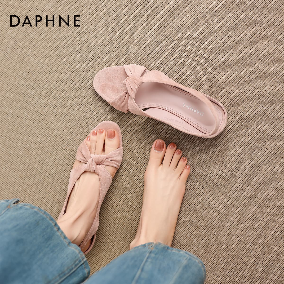 Шлёпанцы DAPHNE One Шнуровочные Сандалии Женские - изображение 6