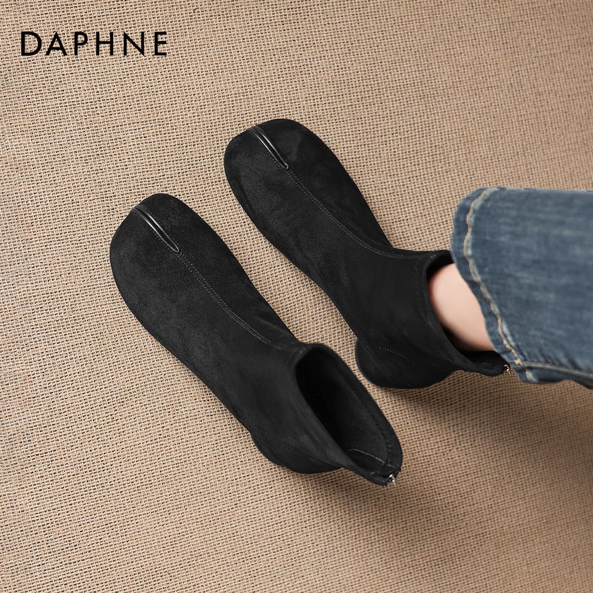 Сапоги DAPHNE Ботильоны Черный Женские - изображение 4