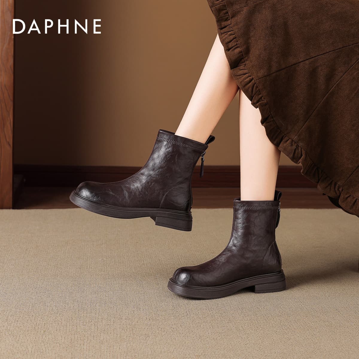 Сапоги DAPHNE Ботильоны Женские - изображение 5