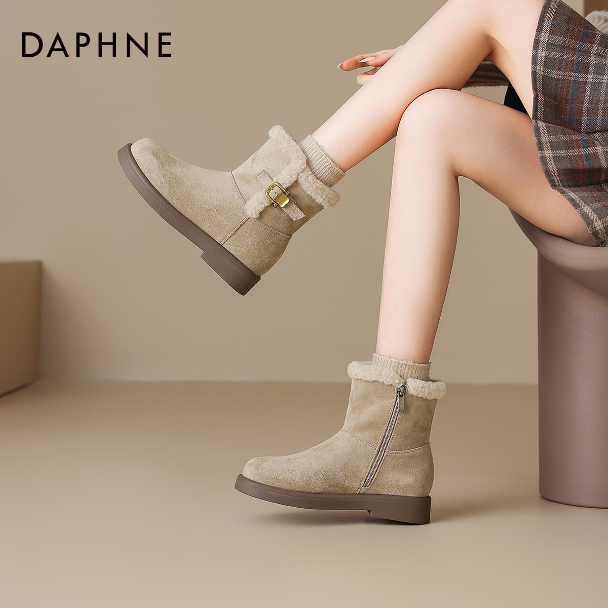Ботинки зимние DAPHNE 14,5cm Сноубутсы Женские - изображение 6