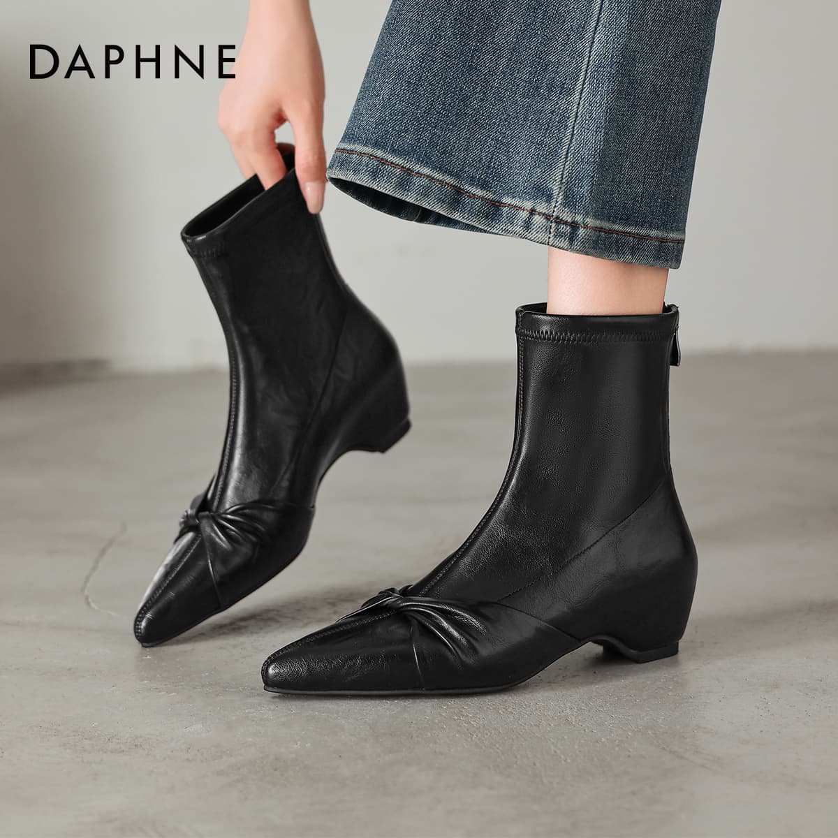 Сапоги DAPHNE Ботильоны Женские - изображение 13