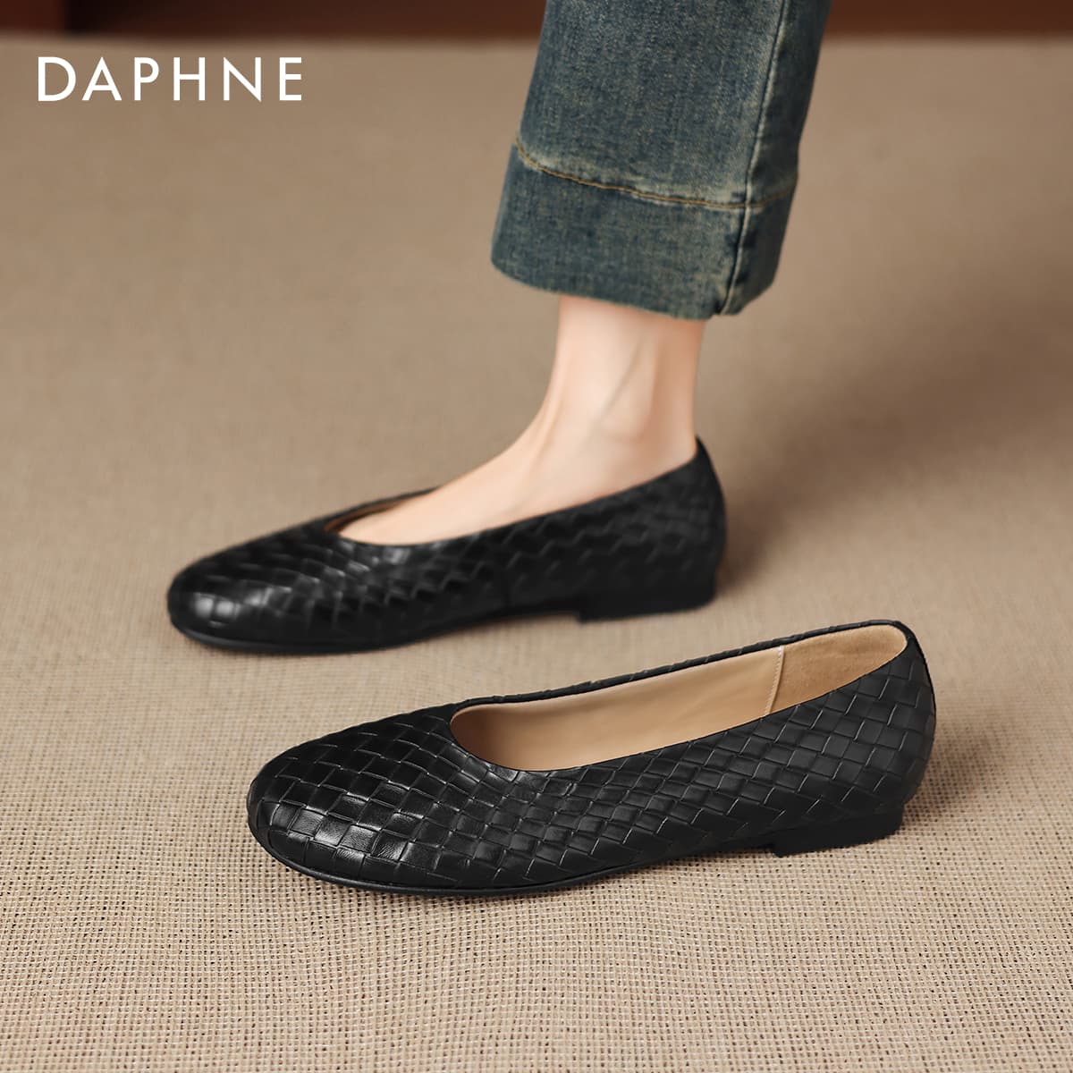 Тапочки DAPHNE Женские Повседневный Обувь без подкладки Женские - изображение 4
