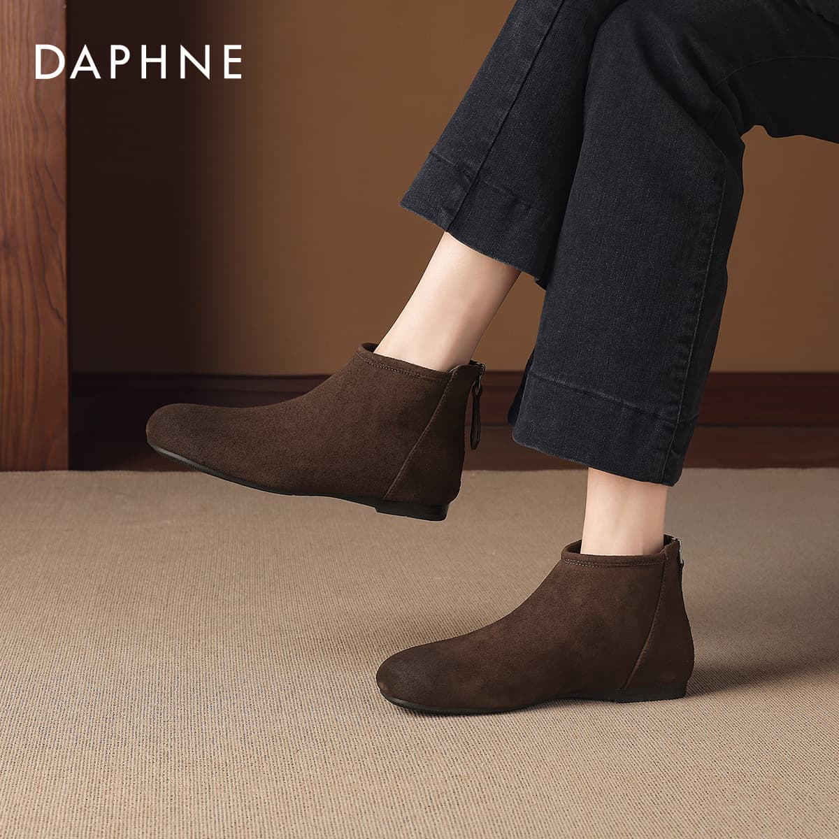 Сапоги Daphne Ткань Ботильоны Женские - изображение 5