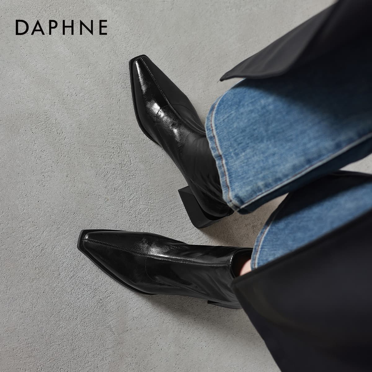 Сапоги Daphne Женские ботильоны из синтетической кожи - изображение 6