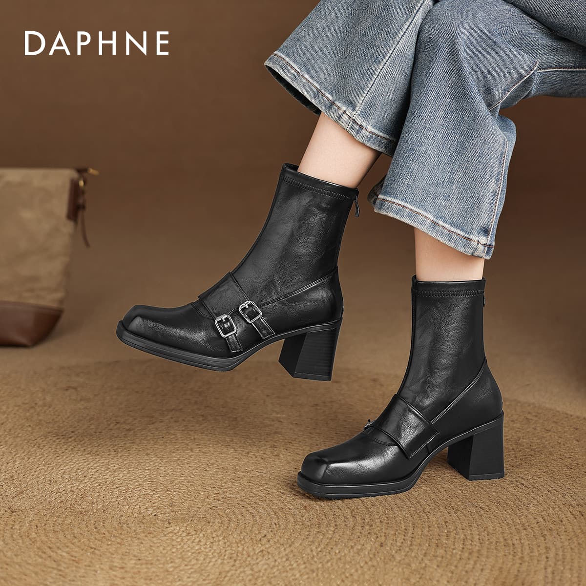 Сапоги DAPHNE Ботильоны Женские - изображение 4