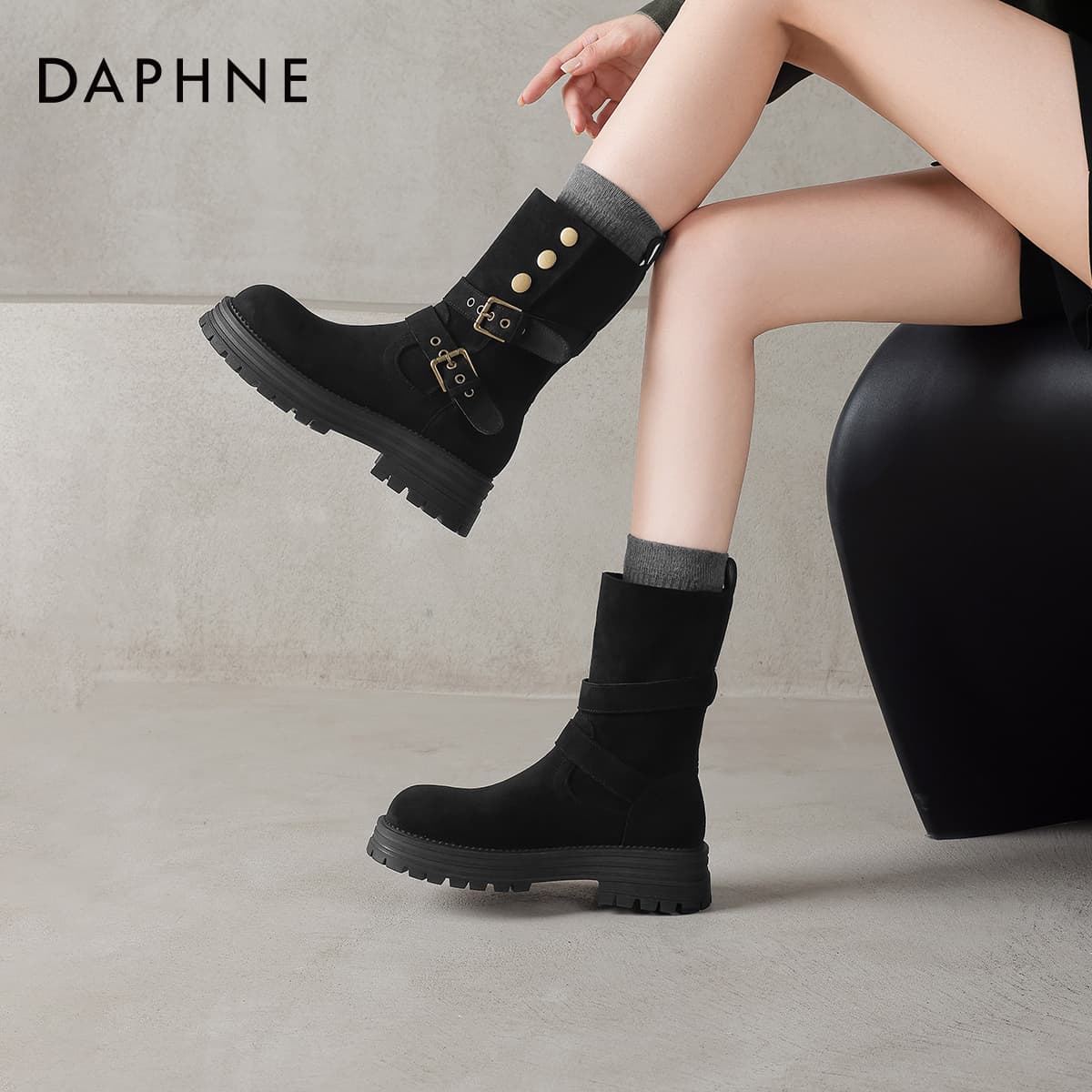 Сапоги DAPHNE Ботильоны Женские - изображение 6