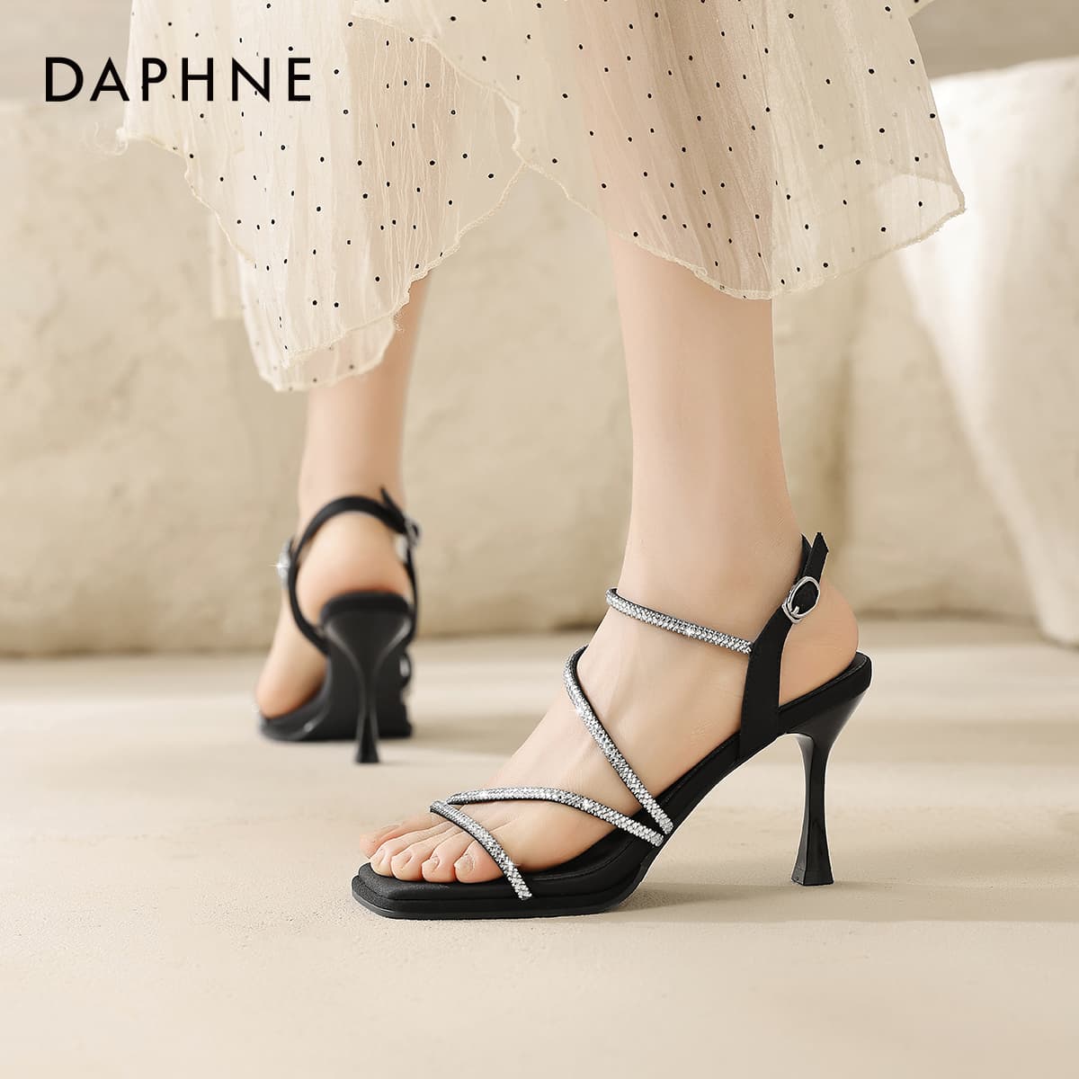 Туфли DAPHNE Синтетическая кожа Узкий каблук Высокие каблуки Женские - изображение 5