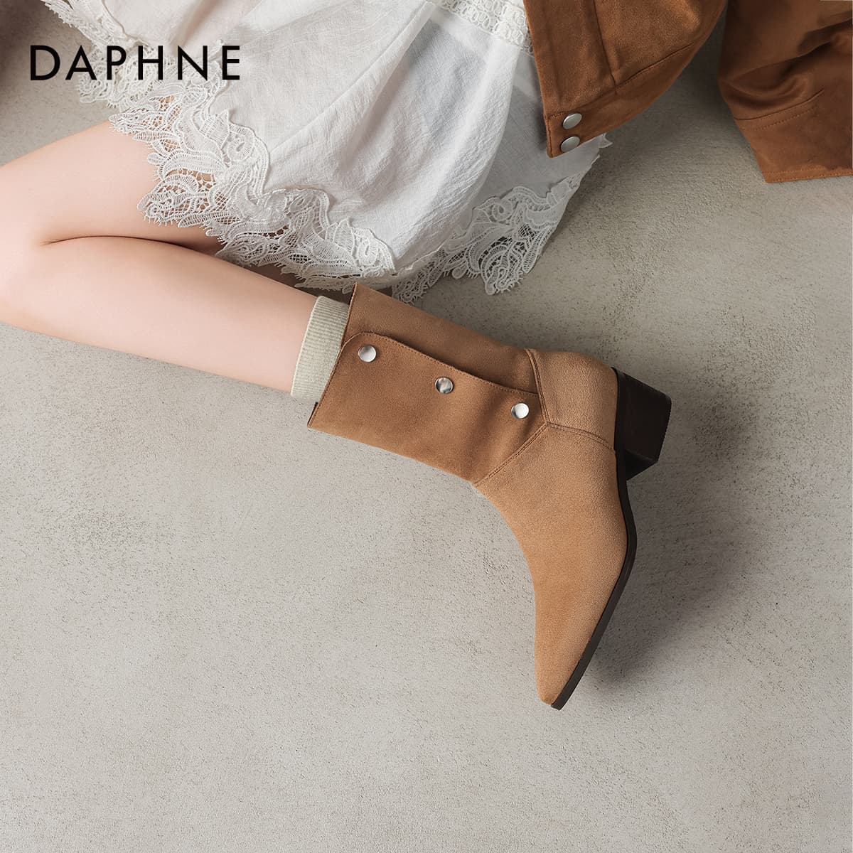 Сапоги DAPHNE Ботильоны Женские - изображение 6