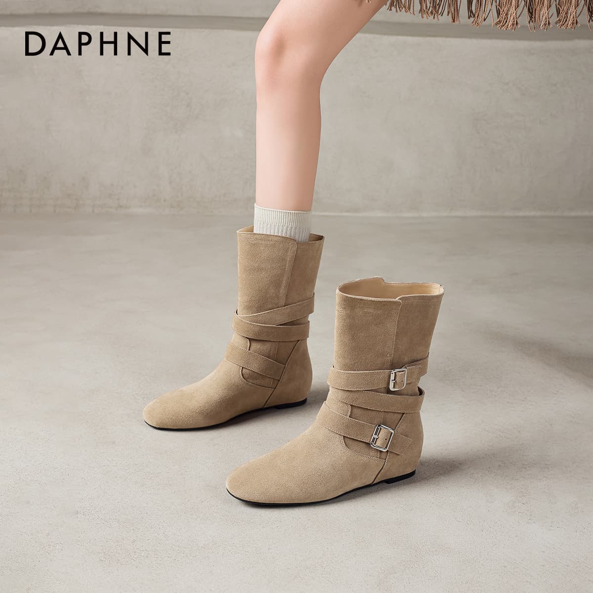 Сапоги DAPHNE Ботильоны Женские - изображение 4