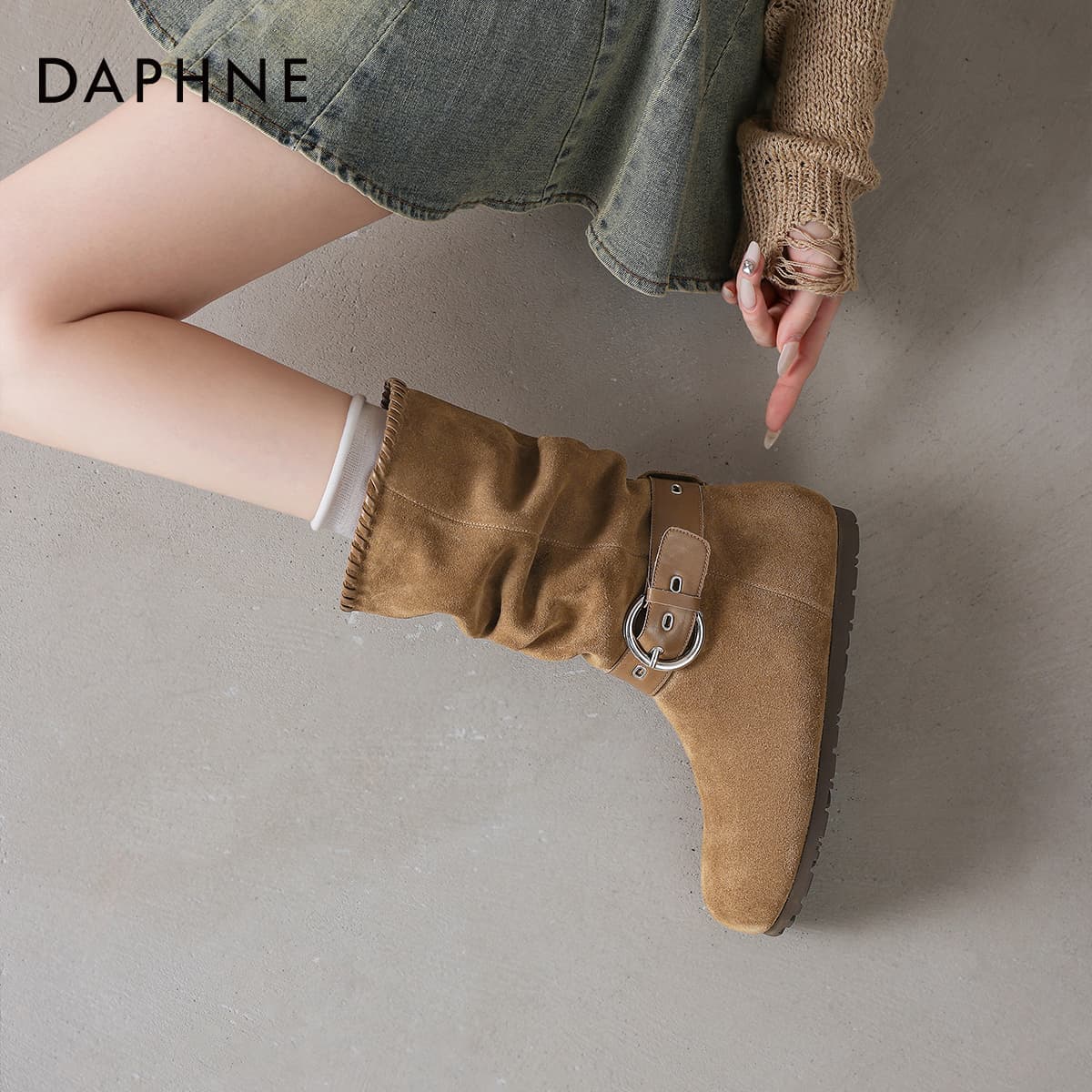 Сапоги Daphne Ботильоны Женские - изображение 7