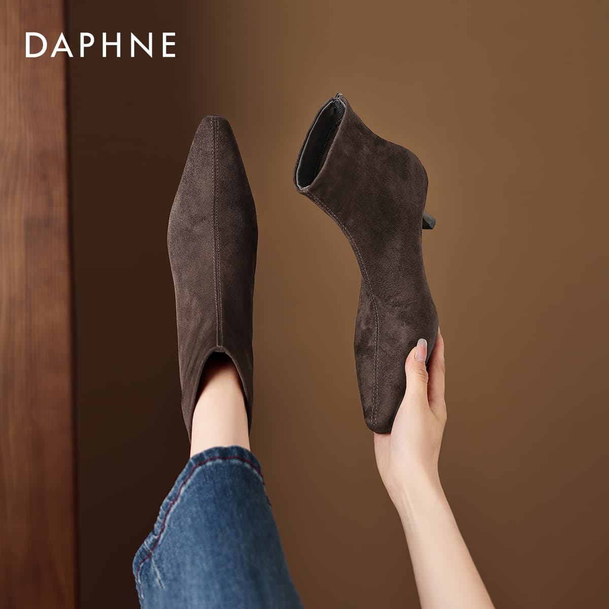 Сапоги DAPHNE Ботильоны Женские - изображение 4