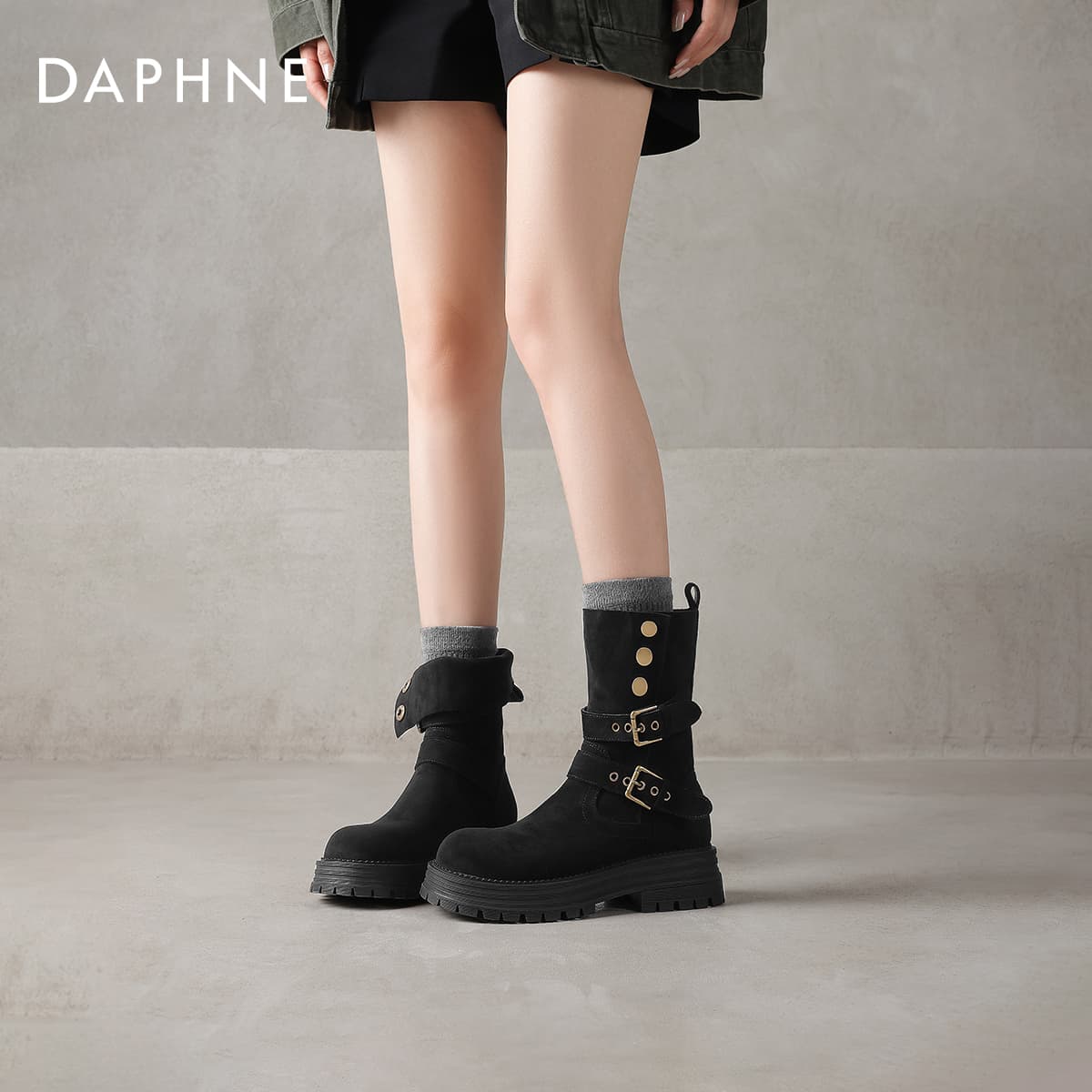 Сапоги DAPHNE Ботильоны Женские - изображение 4