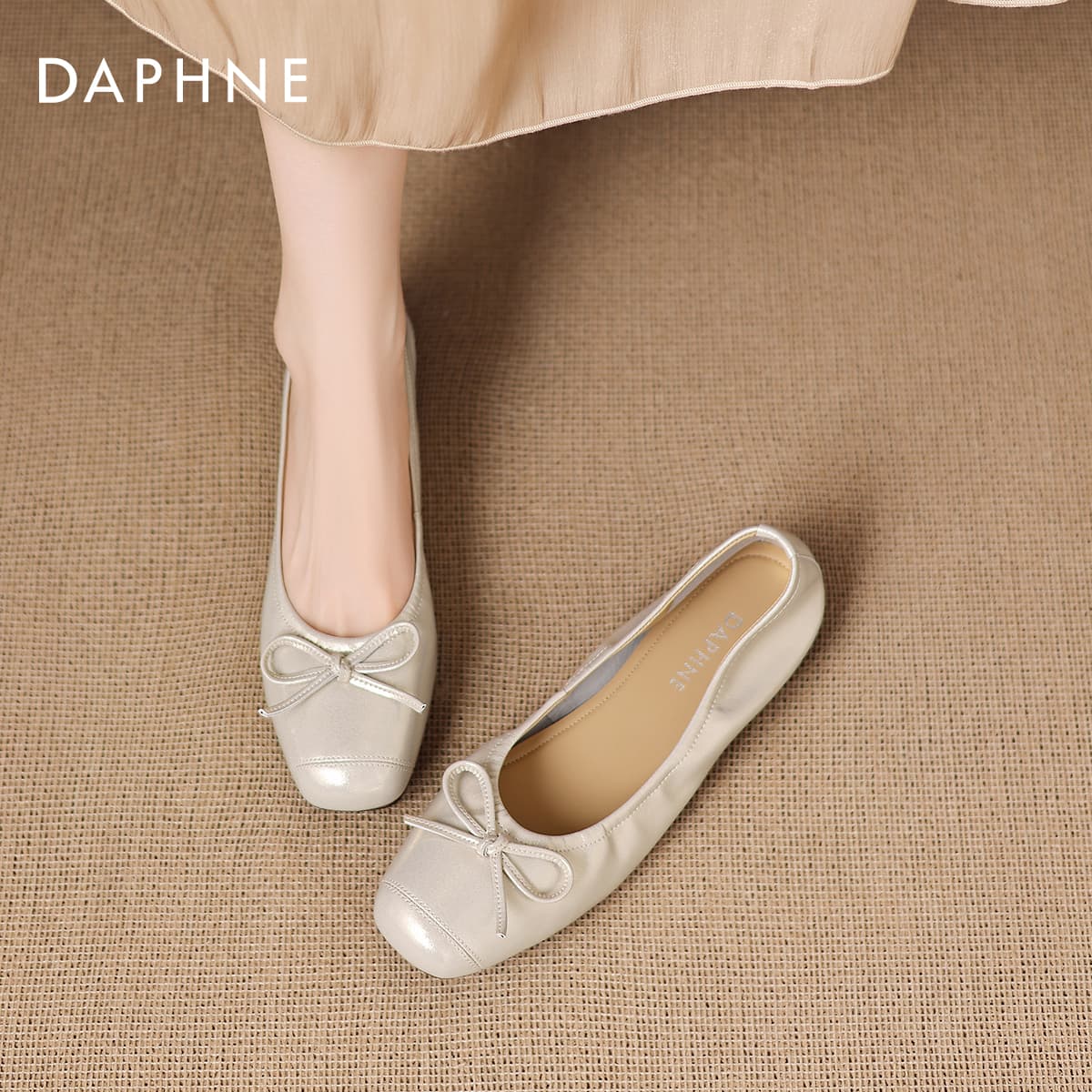 Тапочки DAPHNE Женские Повседневный Обувь без подкладки Женские - изображение 5