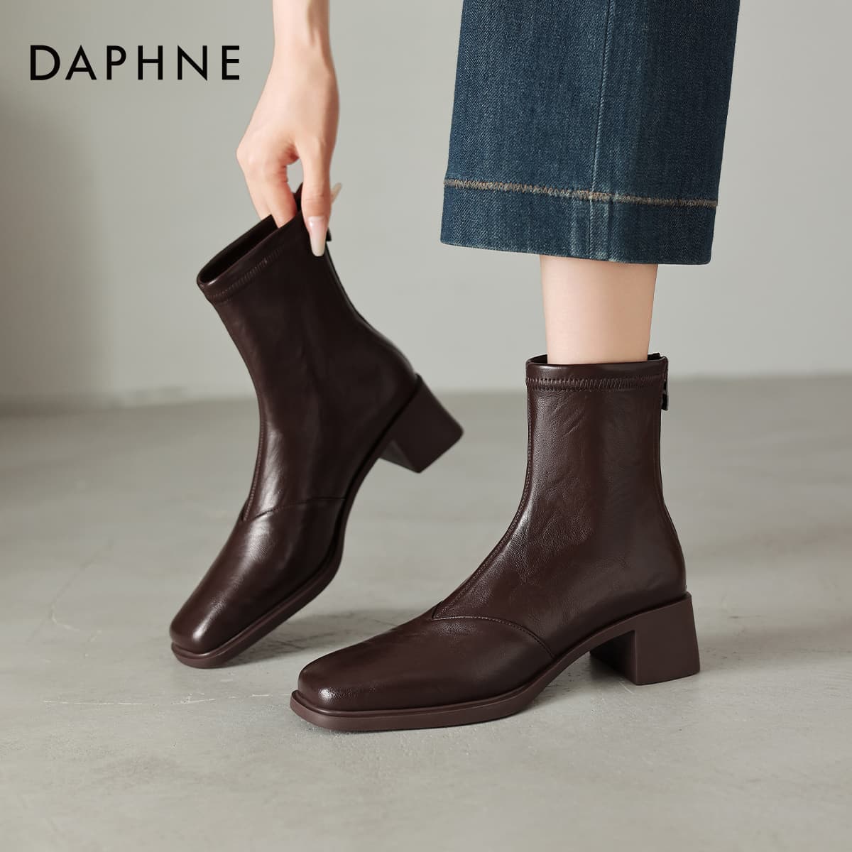 Сапоги DAPHNE Ботильоны Женские - изображение 4