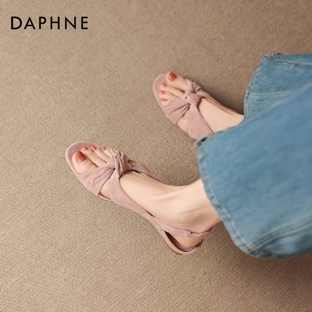 Шлёпанцы DAPHNE One Шнуровочные Сандалии Женские - изображение 7