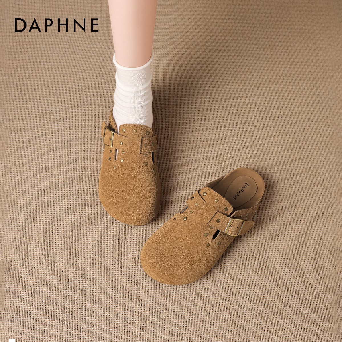 Сандалии DAPHNE Закрытые тапочки Женские - изображение 5