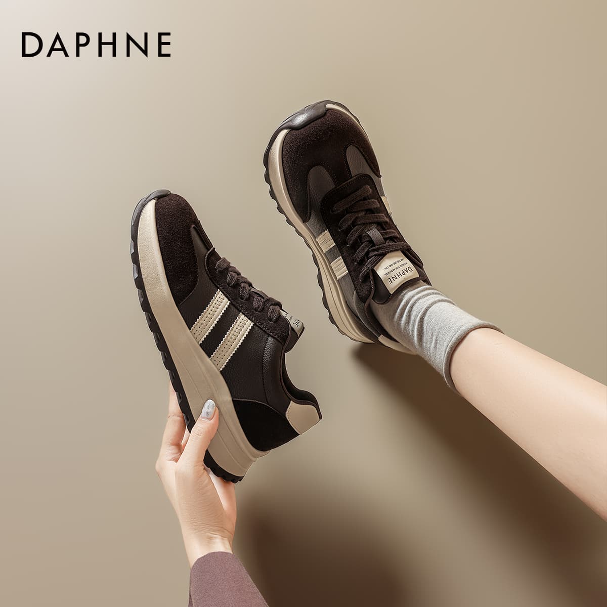 Кроссовки DAPHNE Массивные кроссовки Low Топ Женские - изображение 5