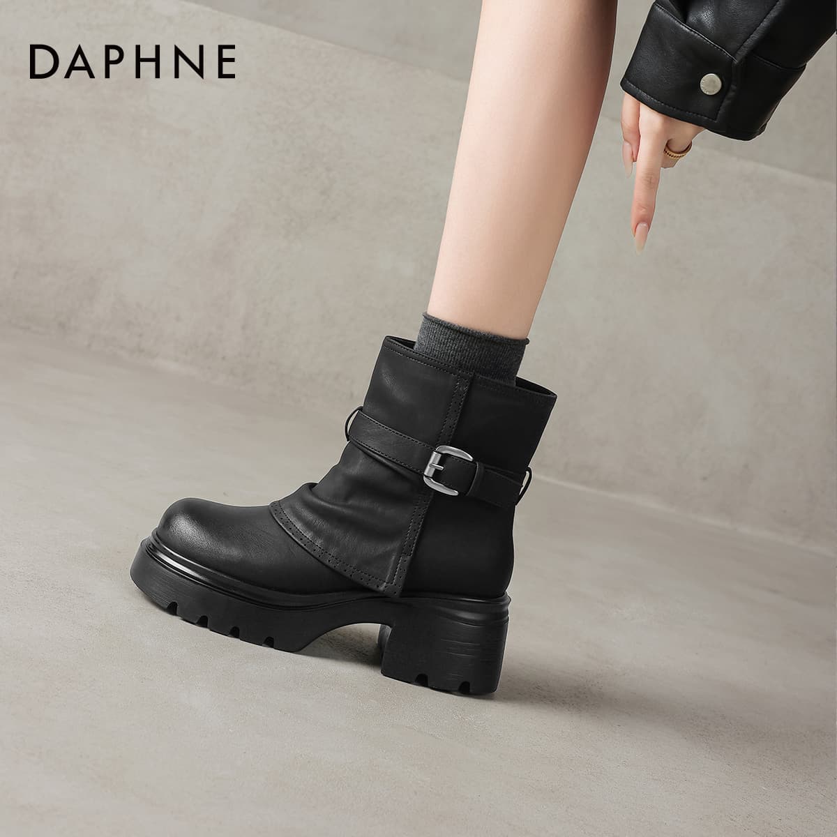 Сапоги DAPHNE Ботильоны Женские - изображение 5