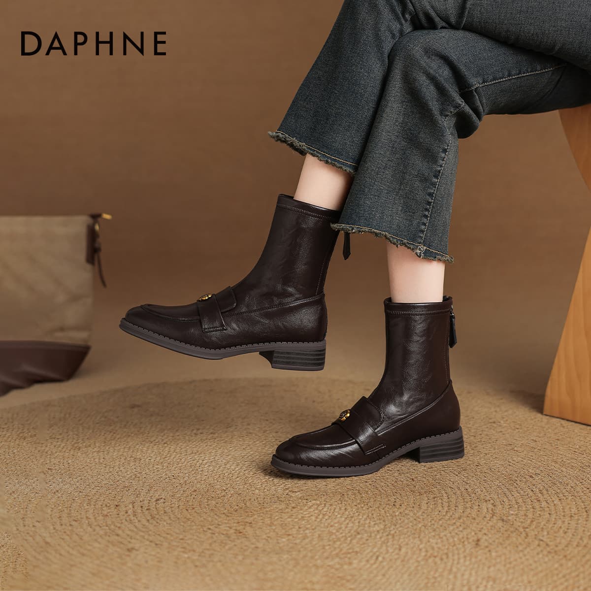 Сапоги DAPHNE Ботильоны Женские - изображение 5