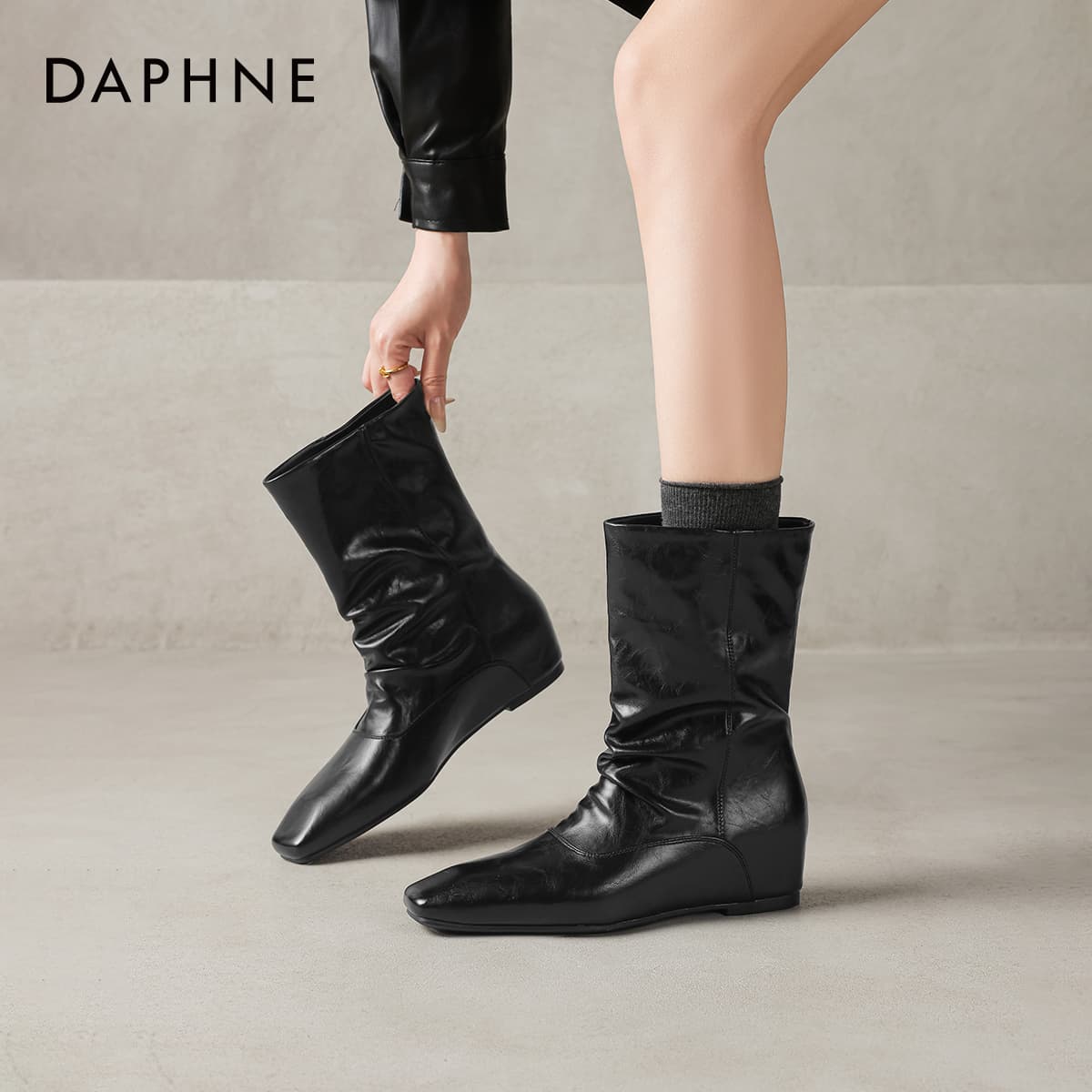 Сапоги DAPHNE Ботильоны Женские - изображение 5