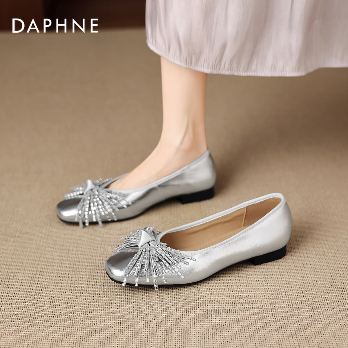 Тапочки DAPHNE Женские Повседневный Обувь без подкладки Женские - изображение 3
