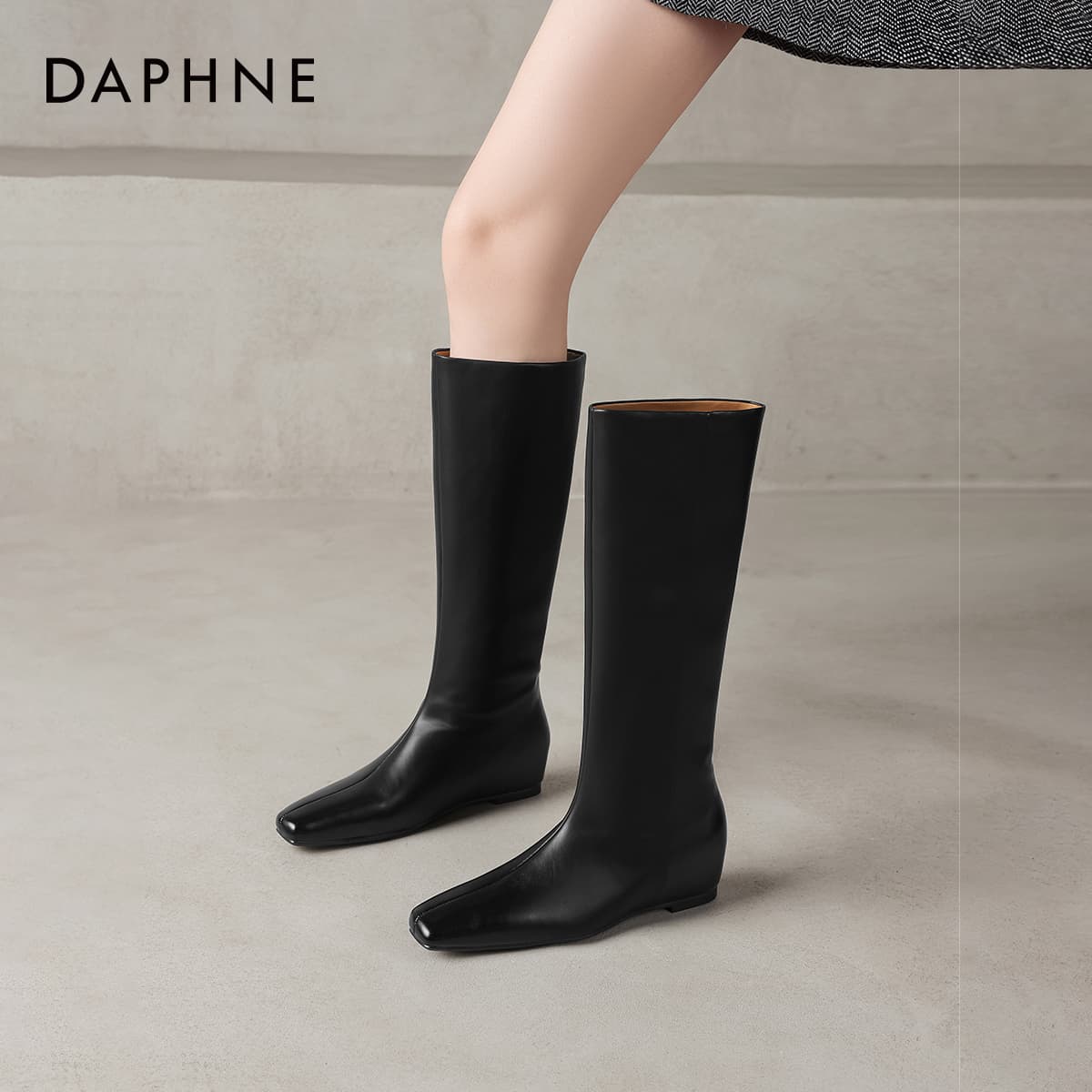 Сапоги DAPHNE Ботильоны Черный Женские - изображение 5