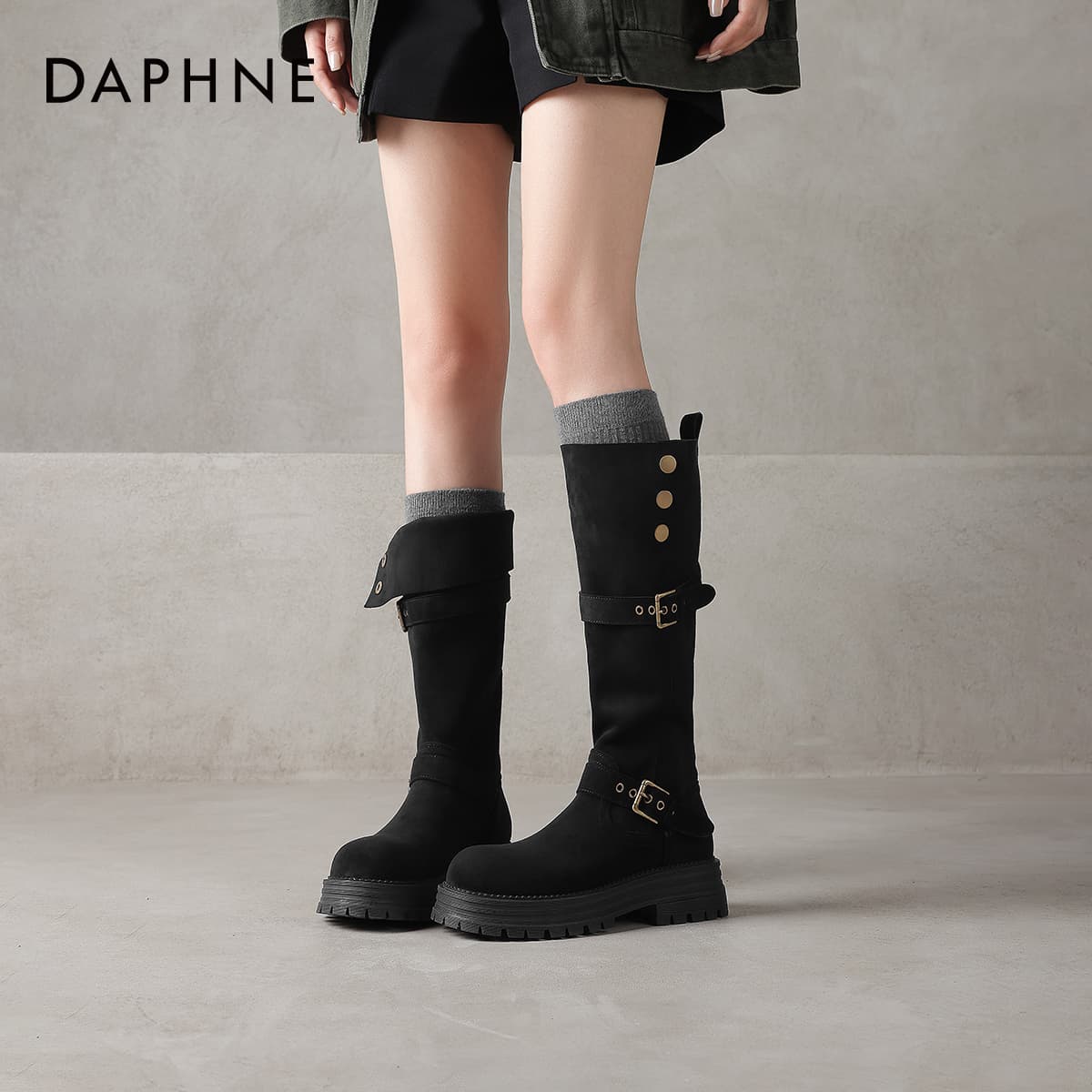 Сапоги DAPHNE Ботильоны Женские - изображение 4