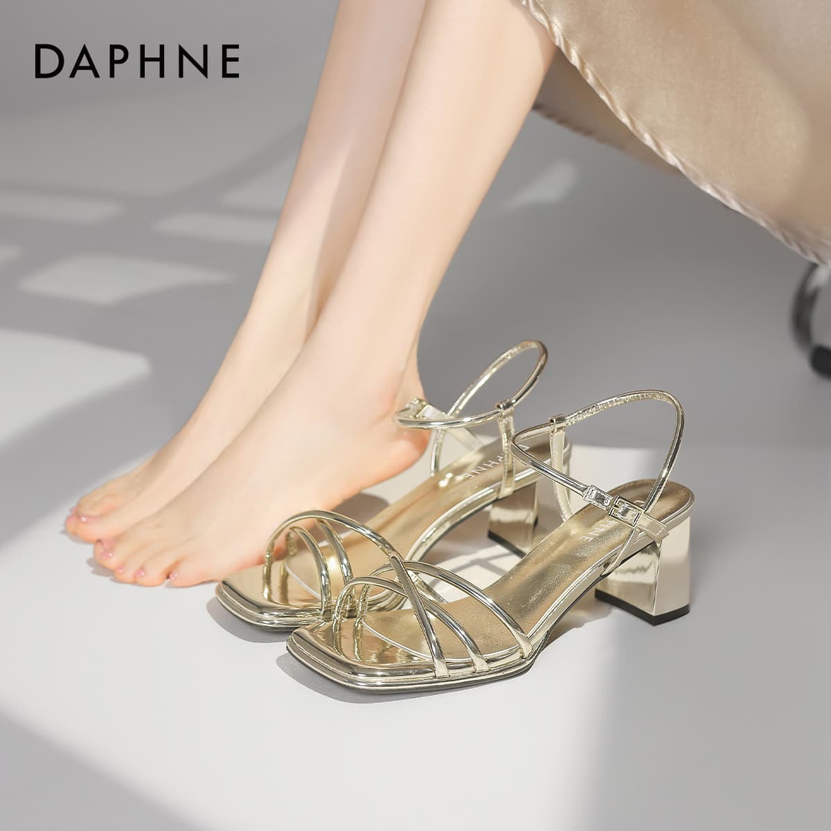 Шлёпанцы Daphne PU (полиуретан) Синтетическая кожа Одиночные Шнуровые Сандалии Женские - изображение 12