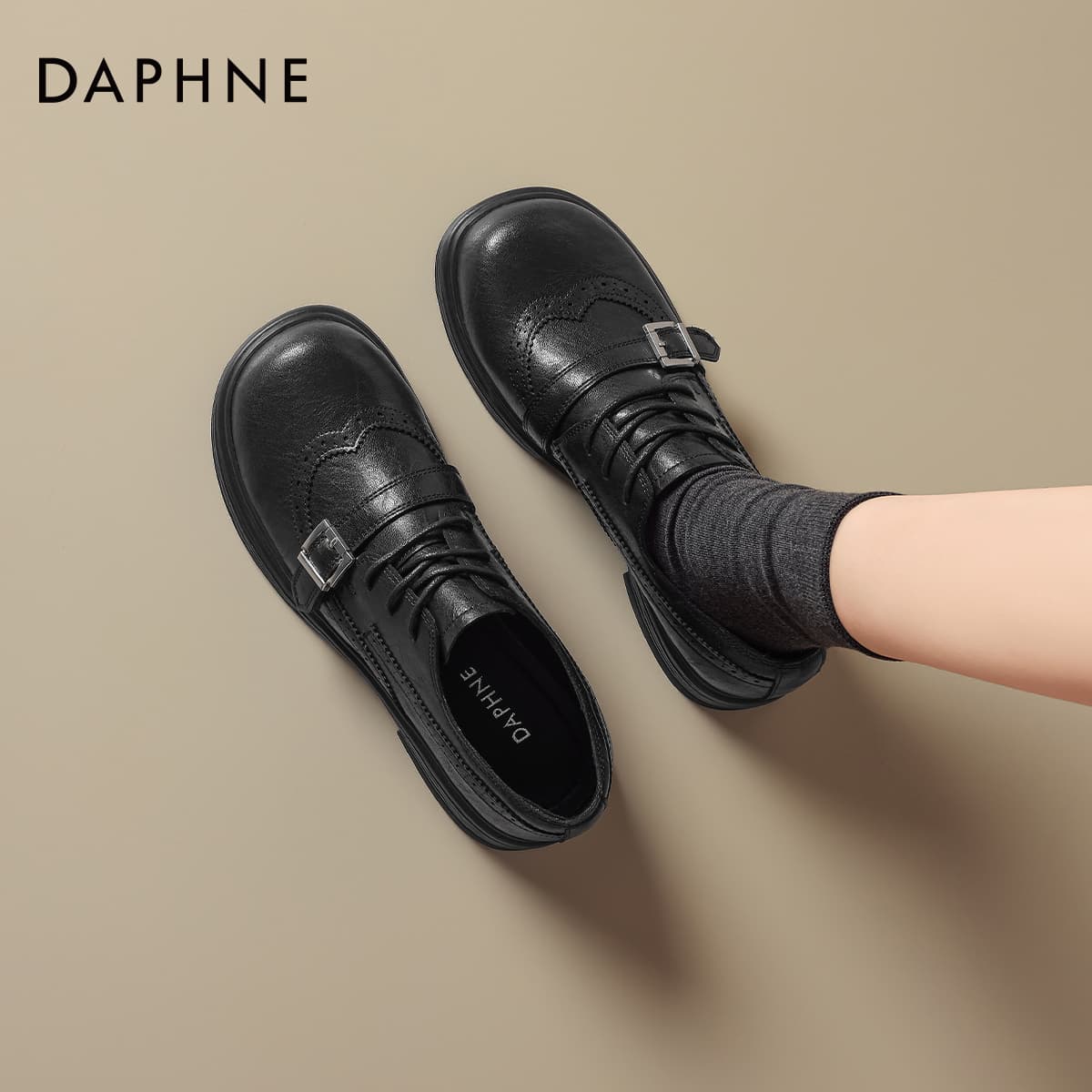 DAPHNE Повседневные кожаные туфли Женские - изображение 4