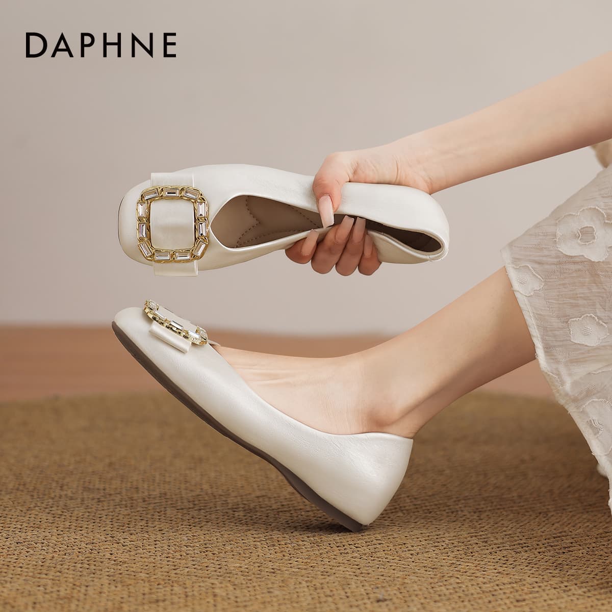 Тапочки DAPHNE Синтетическая кожа Женские повседневные туфли Женские - изображение 4