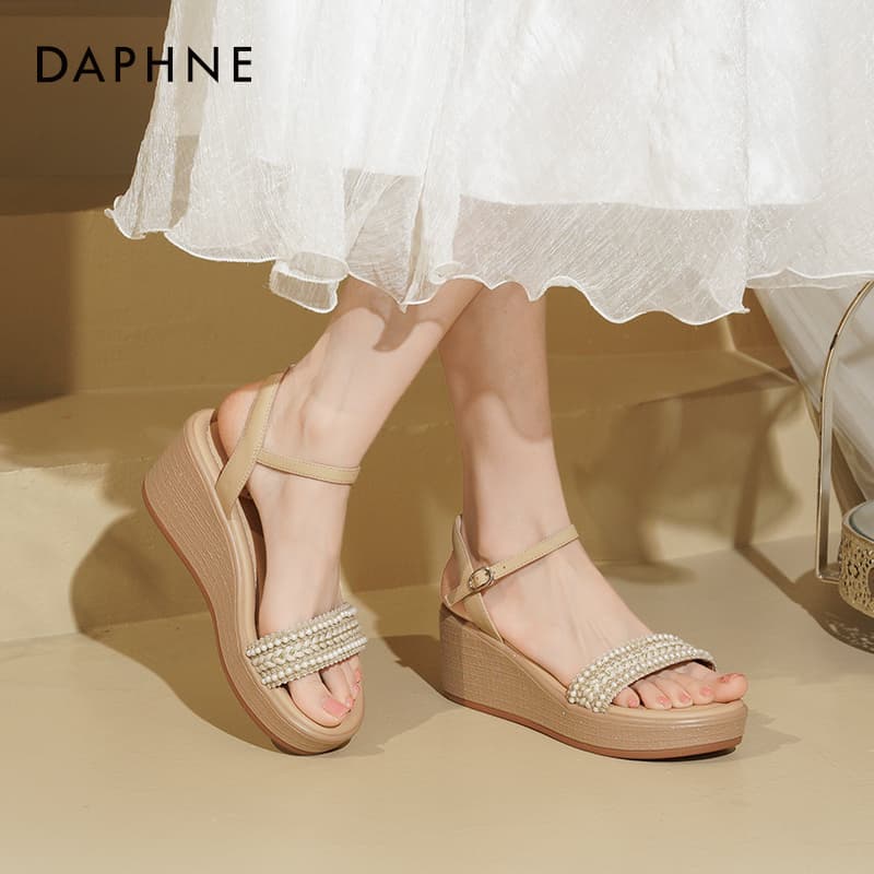 Шлёпанцы DAPHNE One Шнуровочные Сандалии Женские - изображение 15