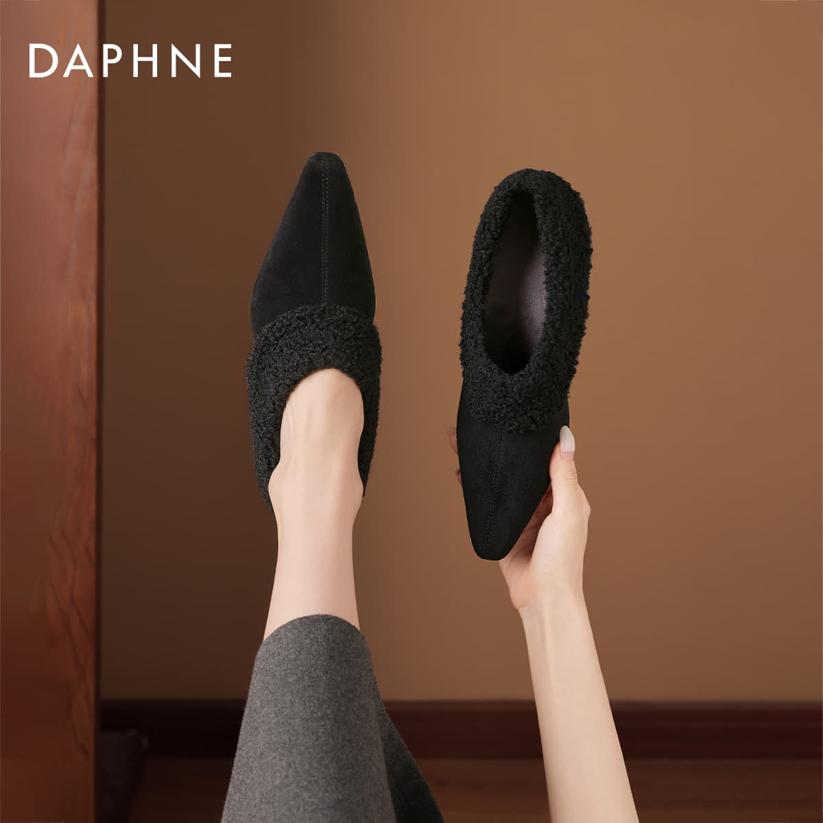 Туфли DAPHNE Высокие каблуки Low Топ Женские - изображение 7