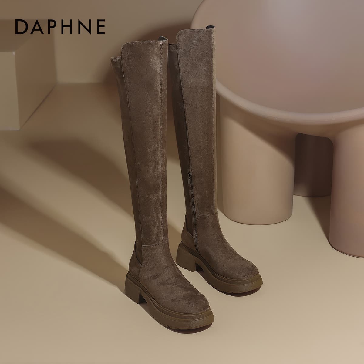 Ботинки DAPHNE Женские ботинки выше колена - изображение 6