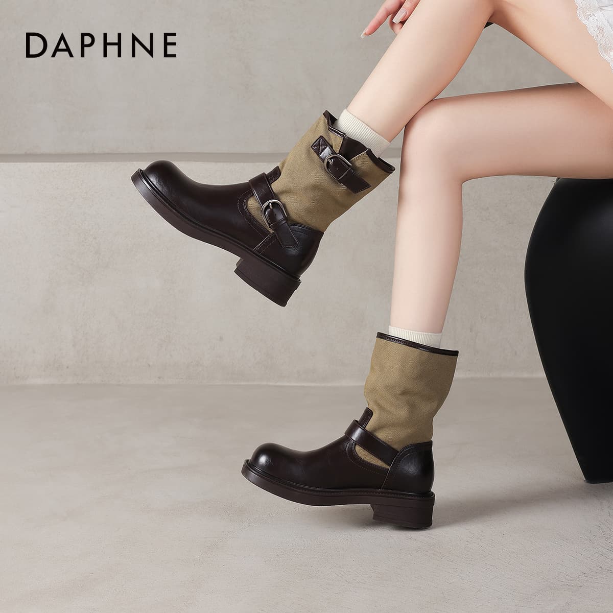 Сапоги DAPHNE Ботильоны Женские - изображение 4