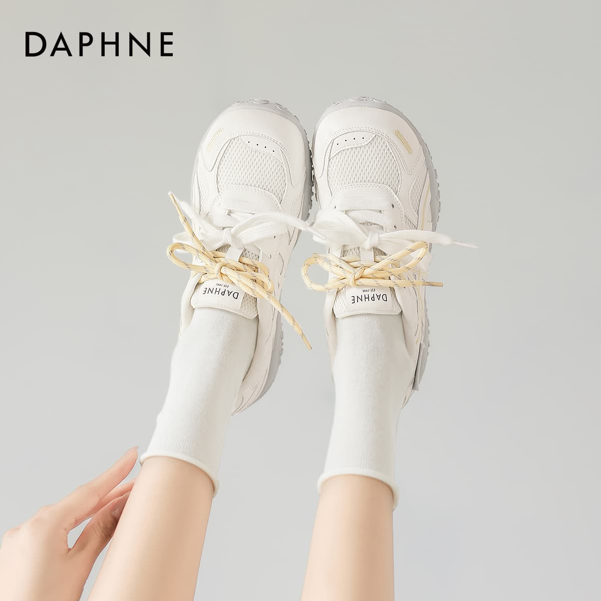 Кроссовки DAPHNE Синтетическая кожа текстиль Низкий топ Повседневная обувь Женская - изображение 6