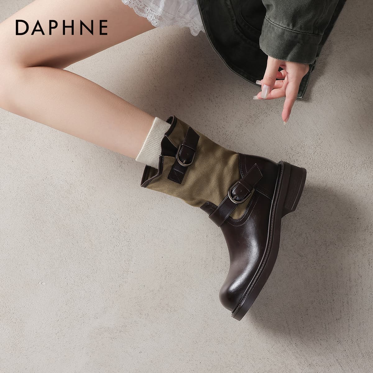Сапоги DAPHNE Ботильоны Женские - изображение 5