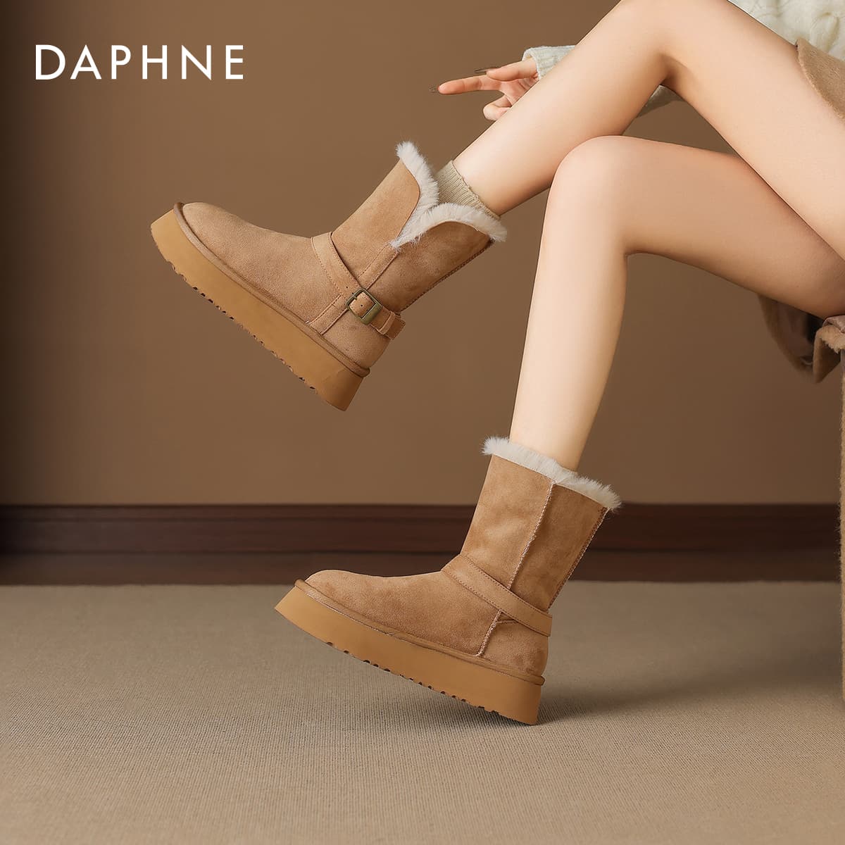 Ботинки зимние DAPHNE 17,5cm Сноубутсы Женские - изображение 5
