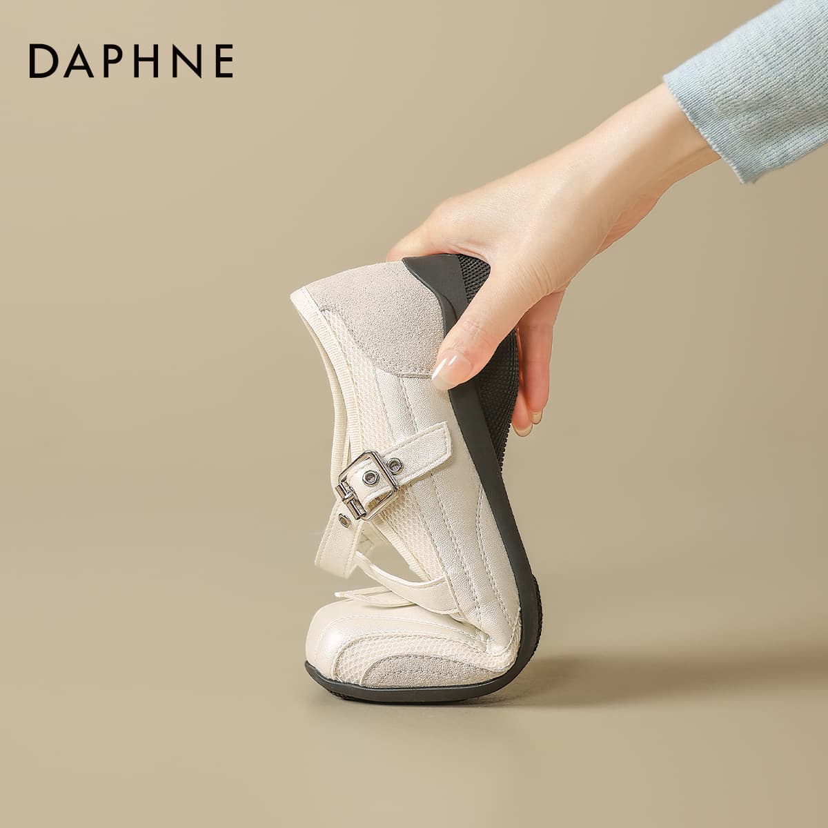 Кроссовки DAPHNE Синтетическая кожа текстиль Низкий топ Повседневная обувь Женская - изображение 5