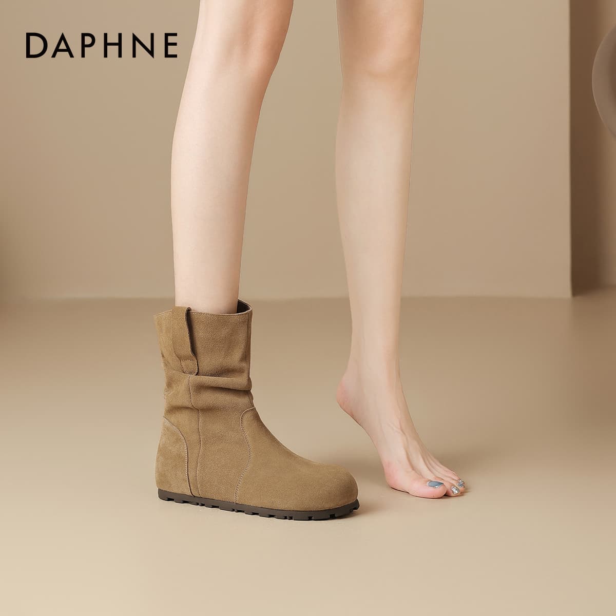 Сапоги DAPHNE ботильоны хаки женские - изображение 6