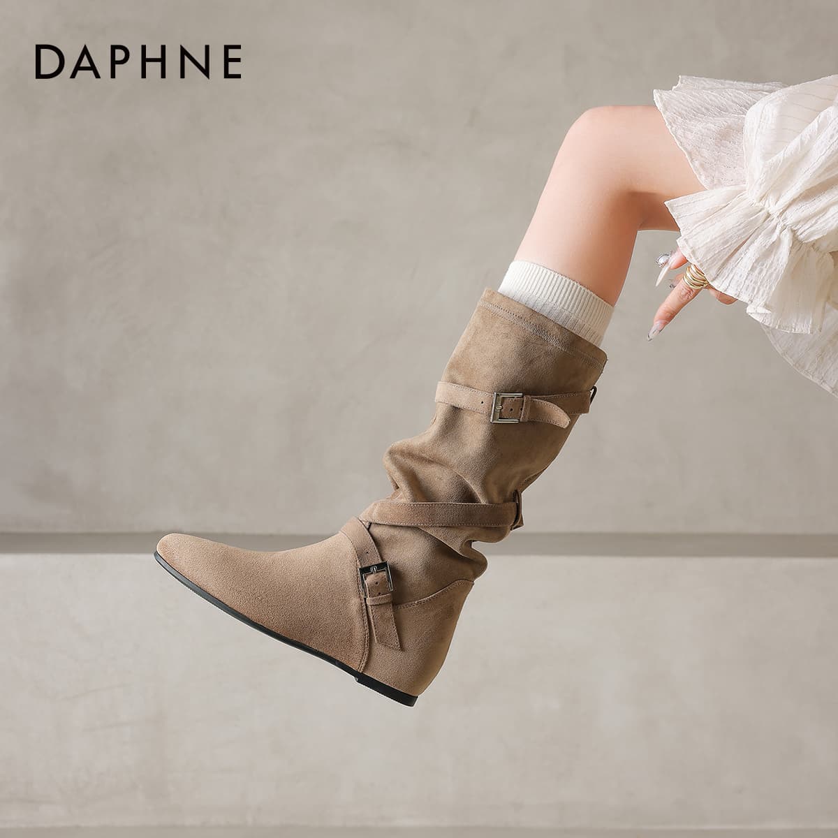 Сапоги Daphne Ткань Ботильоны Женские - изображение 11