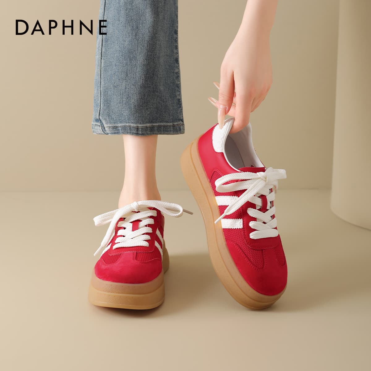 Кроссовки DAPHNE Низкий Топ Немецкий Армейский Кроссовки Женские - изображение 4