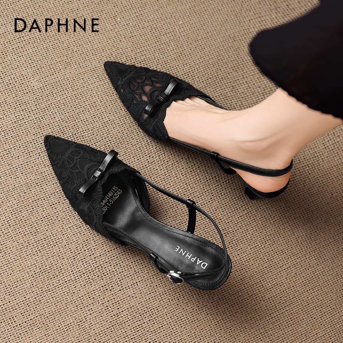 Шлёпанцы DAPHNE One Шнуровочные Сандалии Женские - изображение 7