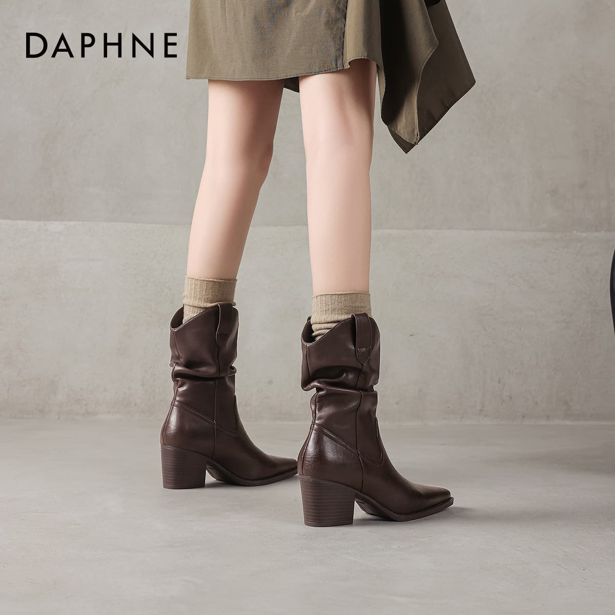 Сапоги DAPHNE Ботильоны Женские - изображение 5