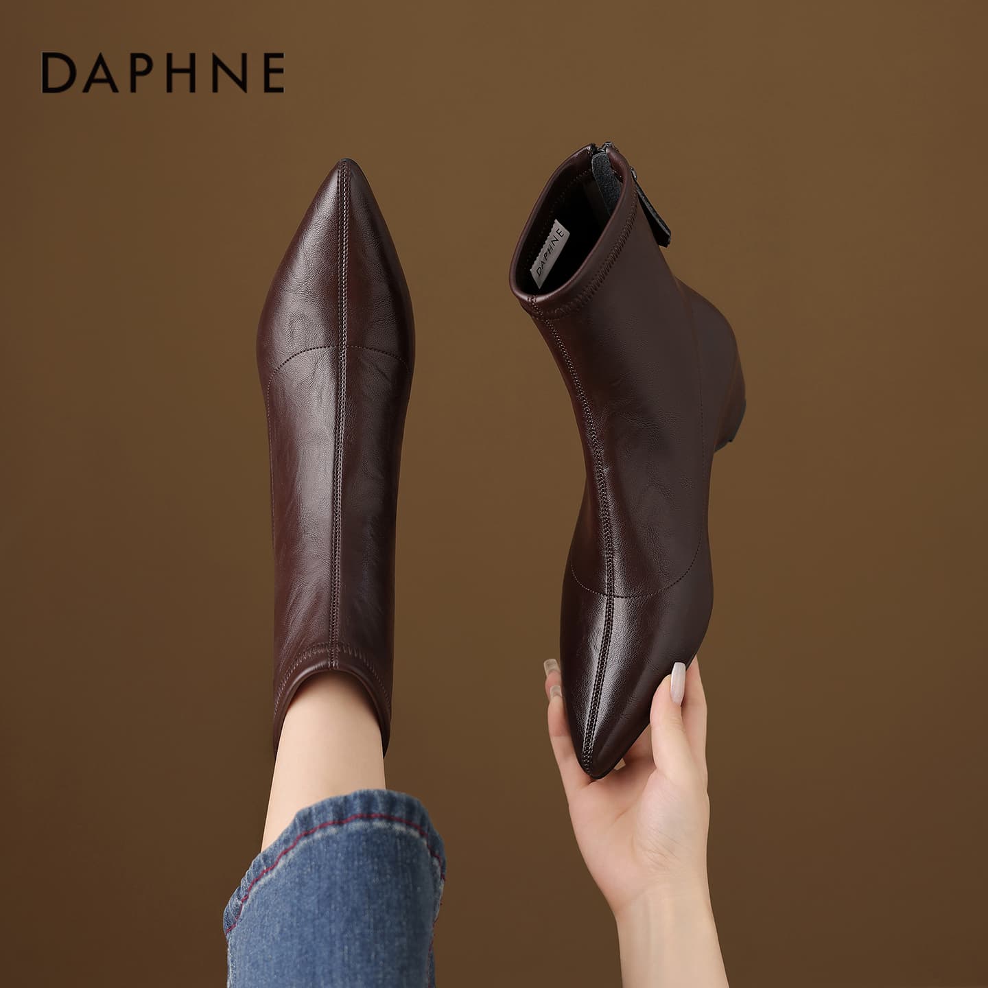 Сапоги DAPHNE Ботильоны Женские - изображение 9