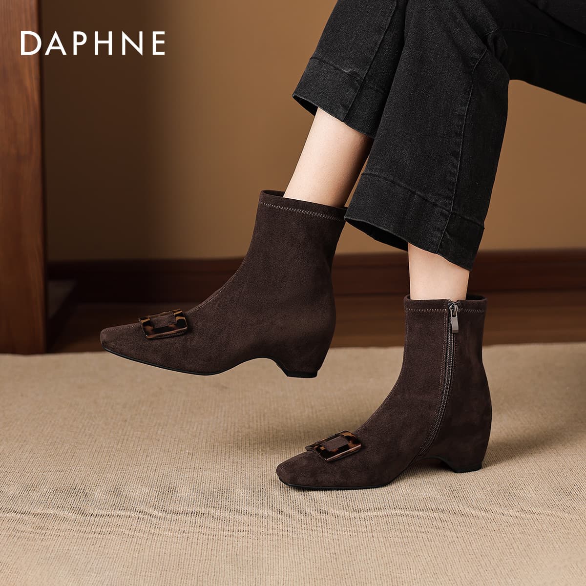 Сапоги DAPHNE Ботильоны Женские - изображение 6