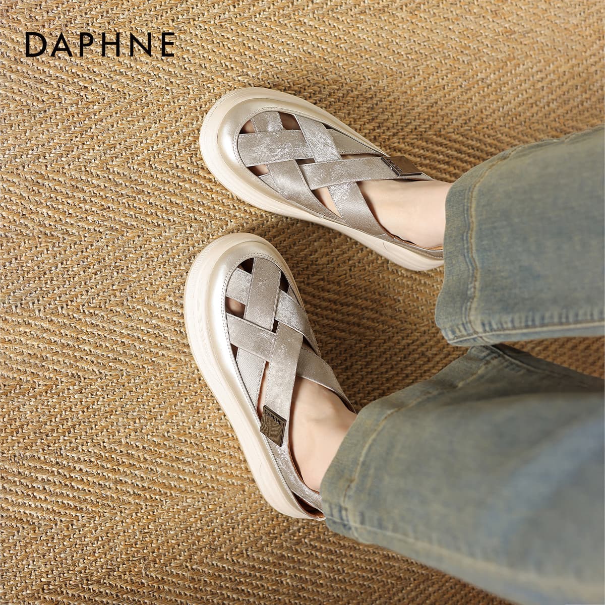 Сандалии DAPHNE Сандалии в римском стиле Женские - изображение 5